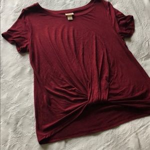 Mossimo NWOT knotted T-shirt